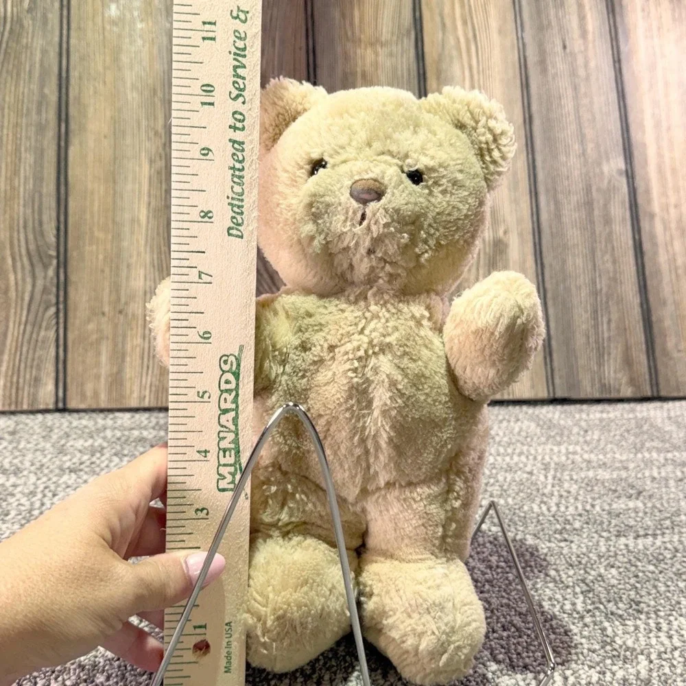 Vintage Dakin Teddy Bear 1984 Tan Plush Stuffed Animal Collectible 10 Inch